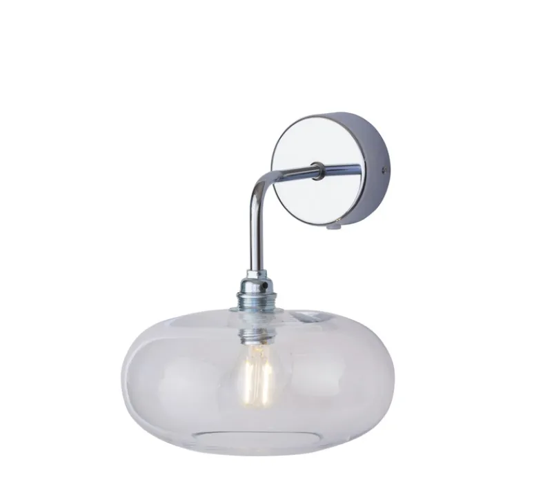 Applique*Ebb and Flow Applique murale, Horizon, , L21cm, H25cm - transparent, argent