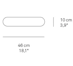 Applique*LZF Applique murale, I-CLUB SMALL, , LED, 3000K, 737lm, L46cm, H10cm - Blanc ivoire