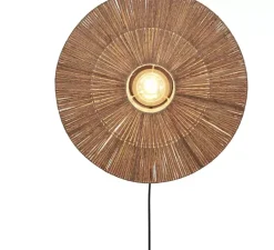 Applique murale, Iguazu L, naturel, Ø55cm, H55cm - Good&Mojo