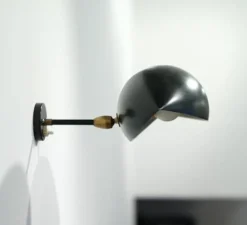 Applique*Serge Mouille Applique murale, Œil, , L20cm - noir