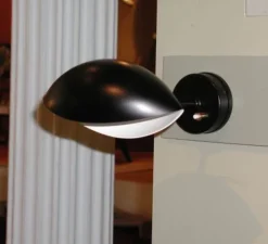 Applique*Serge Mouille Applique murale, Œil, , L20cm - noir