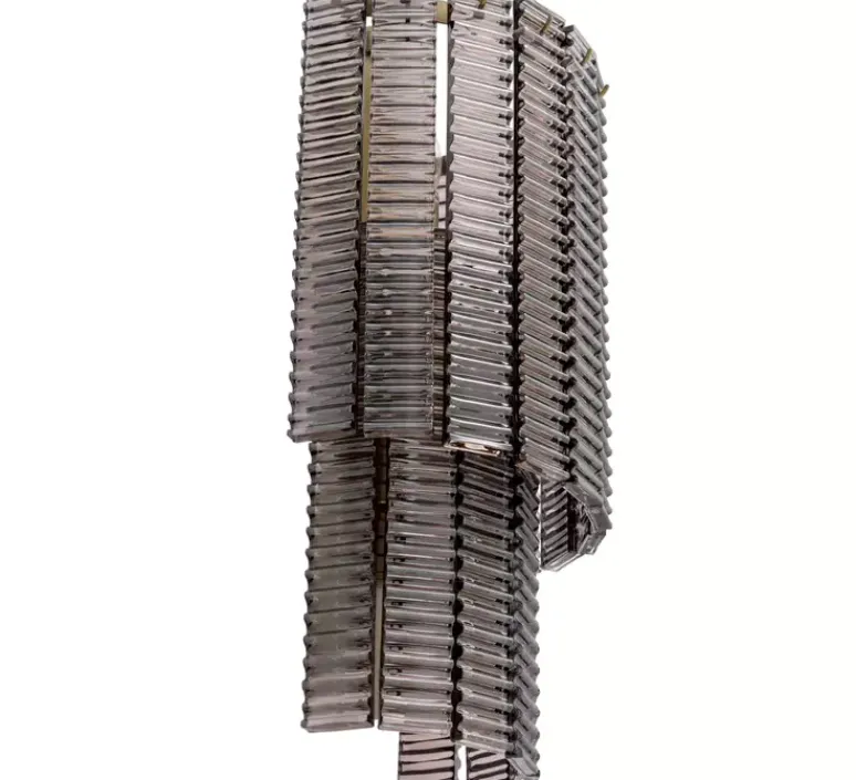 Applique*Eichholtz Applique murale, Imperial, , L34cm, H59cm - laiton brossé, verre fumé