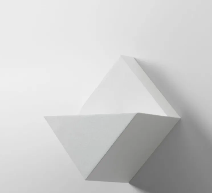 Applique murale, Impulse Square 1x, blanc, LED, dim, 2700K, 561 lm, L8cm, H16,5cm - Modular