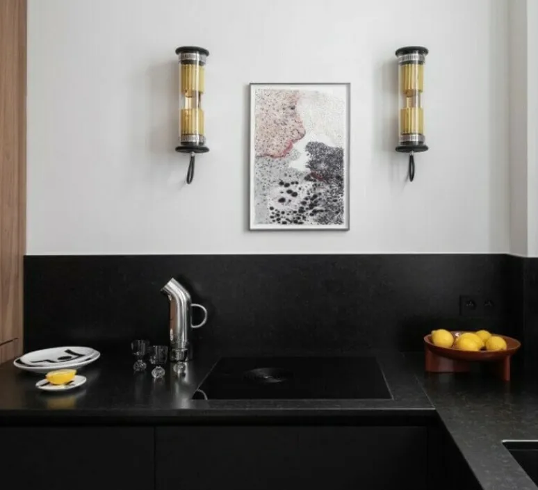 Applique*DCW éditions Paris Applique murale, In the tube ITT 100-350, , Ø10cm, H37cm - DCW Editions doré, maille dorée