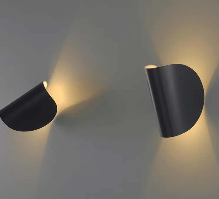 Applique murale, IO, gris foncé, IP40, LED, dim, 2700K, 700lm, L10,5cm, H16,5cm - Fontana Arte- Fontana Arte