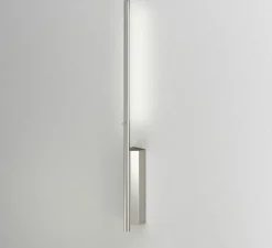 Applique murale, IP LINK 580, nickel satiné, IP44, L5cm, H58cm - Cvl