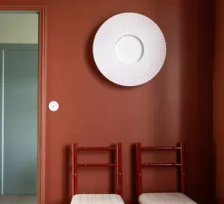 Applique murale, Iris mirror 60, blanc, LED, dim, 2700K, 1414 lm, Ø60cm, H9cm - Dix heures dix