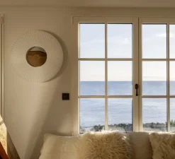 Applique murale, Iris mirror 80, blanc, LED, dim, 2700K, 4251 lm, Ø80cm, H9,2cm - Dix heures dix