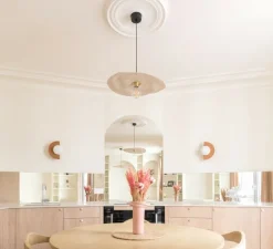 Applique murale, Joseph, câble court, châtaigne, L22cm, H30cm - Zuri