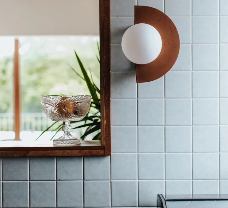 Applique murale, Joseph, châtaigne, L22cm, H30cm - Zuri