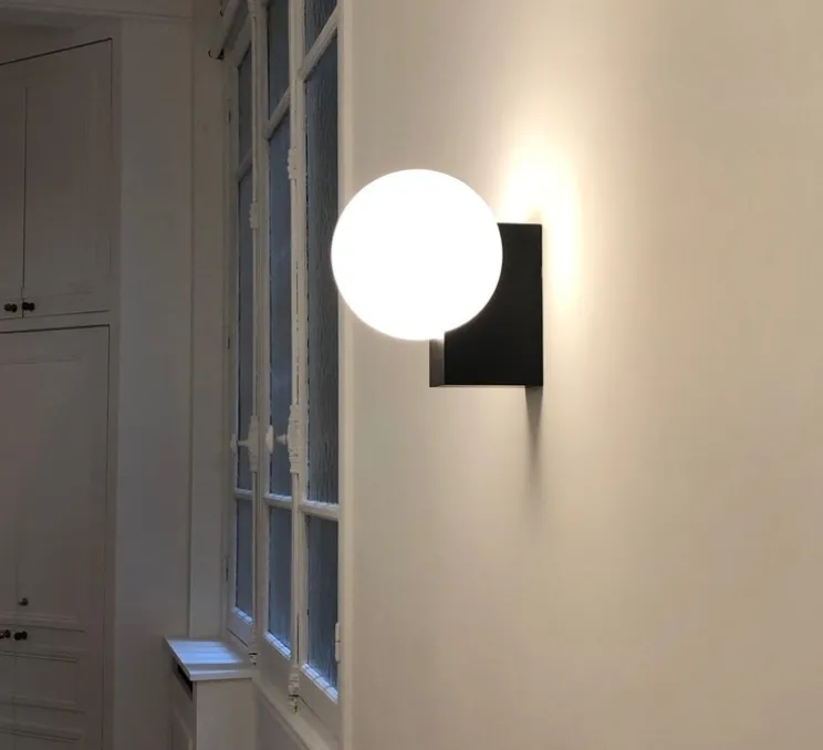 Applique murale, Journey SHY2, noir, L18cm, H26cm - Andtradition