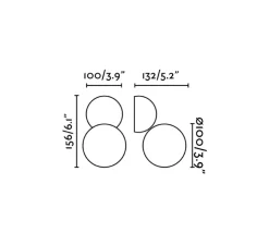 Applique murale, Joy applique, blanc, LED, 3000K, 280 lm, L10cm, H15,6cm - Faro