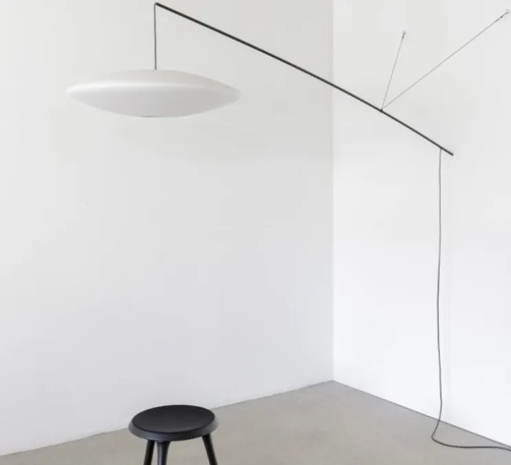 Applique murale, Kaleidoscope perché moyen, blanc, L189cm, H65cm - Céline Wright