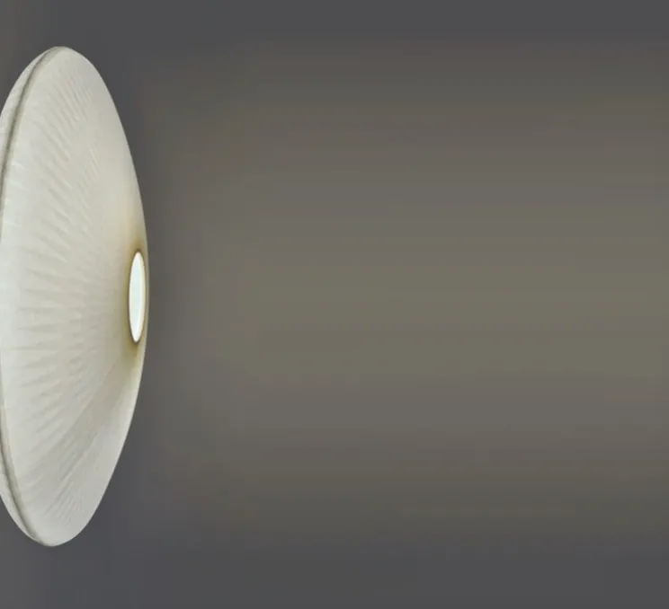 Applique murale, KALEIDOSCOPE APPLIQUE, blanc, Ø62cm - Celine-Wright