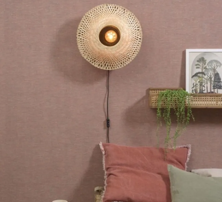 Applique*Good&Mojo Applique murale, Kalimantan S, , L44cm, H44cm - naturel