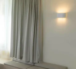 Applique murale, Kappu 300, blanc, L30cm, H16,8cm - Faro