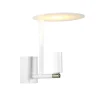 Applique*Carpyen Applique murale, Kelly, , LED, 2700K, 380lm, Ø15cm, H18cm - blanc, niquel