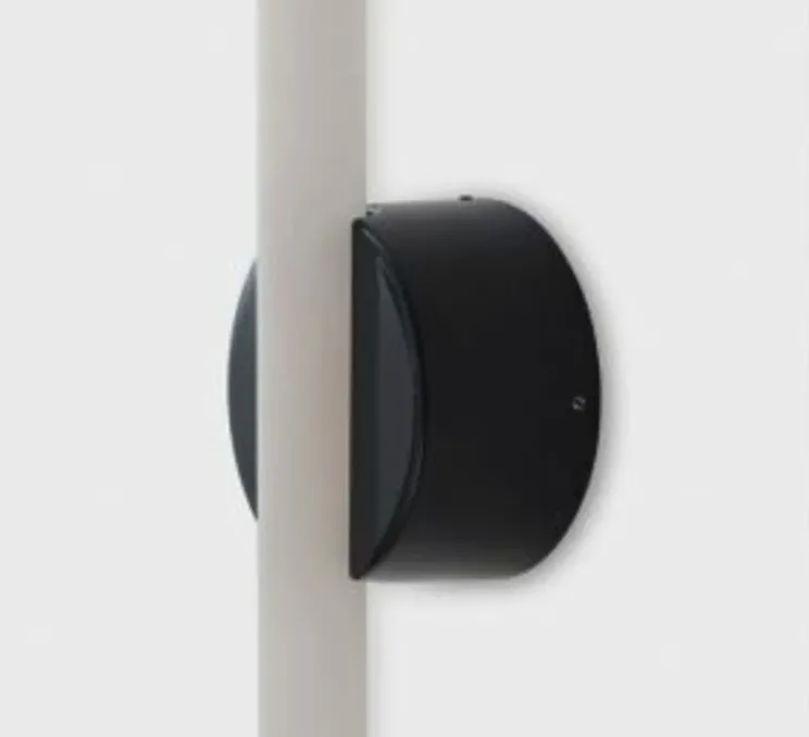 Applique murale, KILTER, gris, IP44, LED, dim, 2700K, 375 lm, L17cm, H50cm - Tala