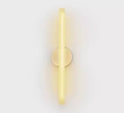 Applique*Tala Applique murale, KILTER, , IP44, LED, dim, 2700K, 375 lm, L17cm, H50cm - laiton