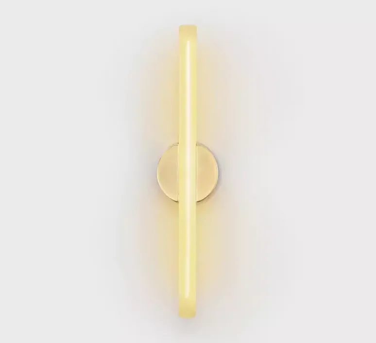 Applique*Tala Applique murale, KILTER, , IP44, LED, dim, 2700K, 375 lm, L17cm, H50cm - laiton