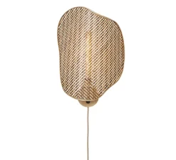 Applique*Good&Mojo Applique murale, Kinabalu, , Ø40cm, H50cm - naturel et marron