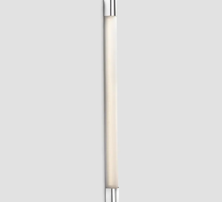 Applique*Faro Applique murale, Kiva 1200, , IP44, LED, 3000K, 1852 lm, L6,8cm, H120cm - chrome