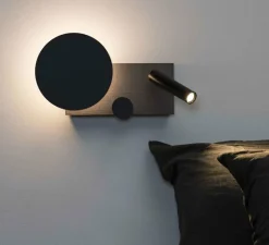 Applique*Faro Applique murale, KLEE gauche, , L30cm, H27cm - gris