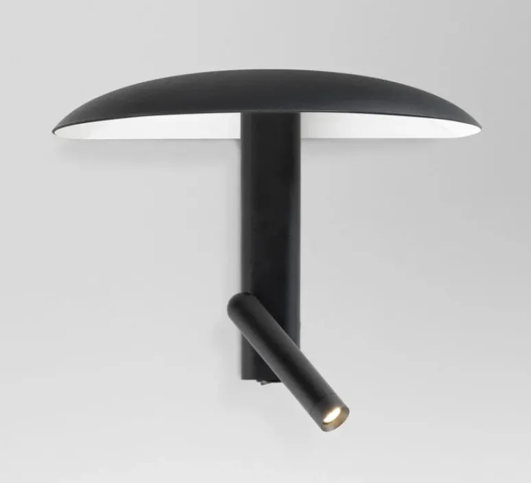 Applique*Marset Applique murale, Konoha, , LED, 2700K, 137 lm, L27,4cm, H20,8cm - noir