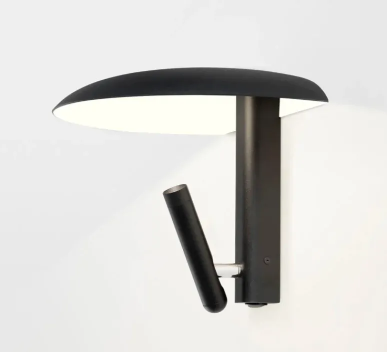 Applique*Marset Applique murale, Konoha, , LED, 2700K, 137 lm, L27,4cm, H20,8cm - noir