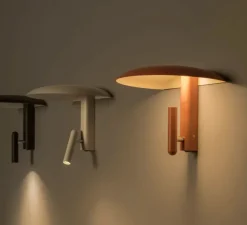 Applique murale, Konoha, terracotta, LED, 2700K, 137 lm, L27,4cm, H20,8cm - Marset