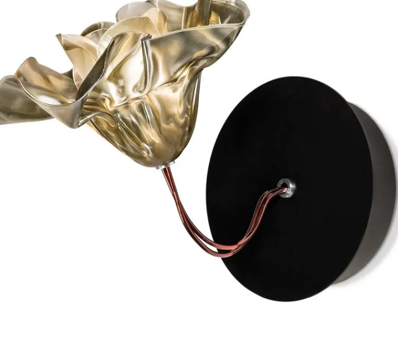 Applique*Slamp Applique murale, La Fleur, , L18cm, H16cm - noir et or