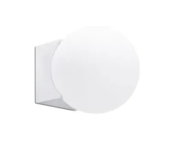 Applique murale, Lago, chrome, IP44, L8cm, H8cm - Faro