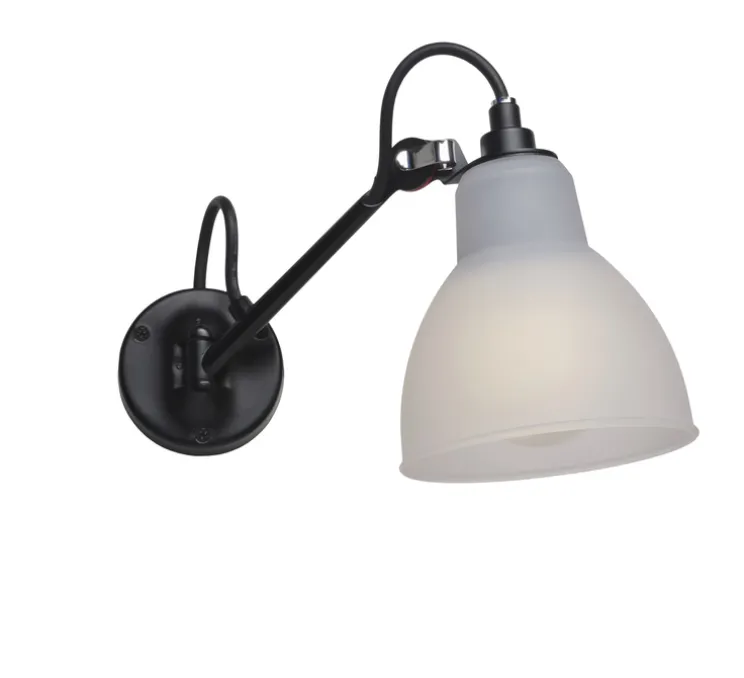 Applique murale, Lampe Gras N°104, Salle de bain CLI, blanc, IP44, L15,3cm, H18,9cm - DCW éditions Paris