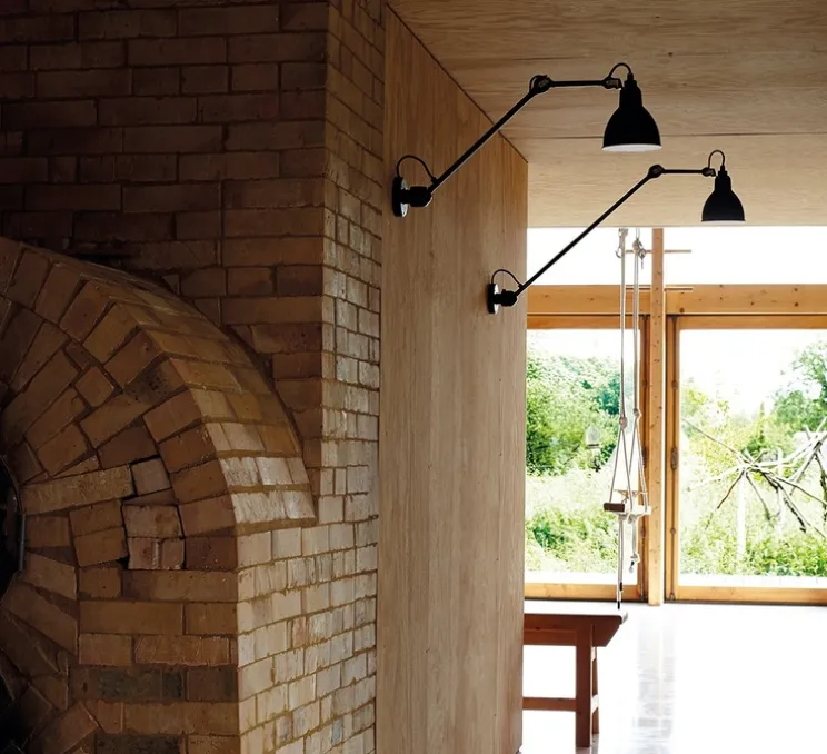 Applique murale, Lampe Gras n°304 L40, noir, L40cm, H14cm - DCW éditions Paris