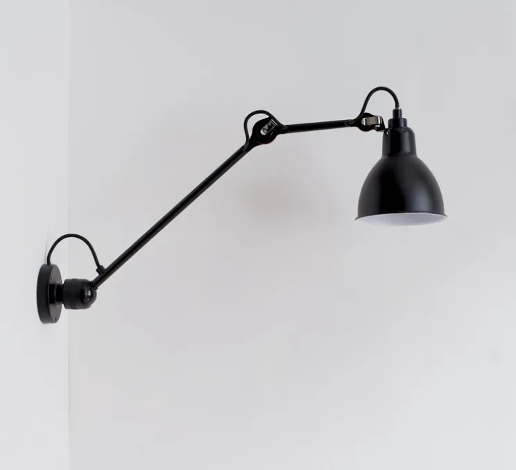 Applique murale, Lampe Gras n°304 L40, noir, L40cm, H14cm - DCW éditions Paris
