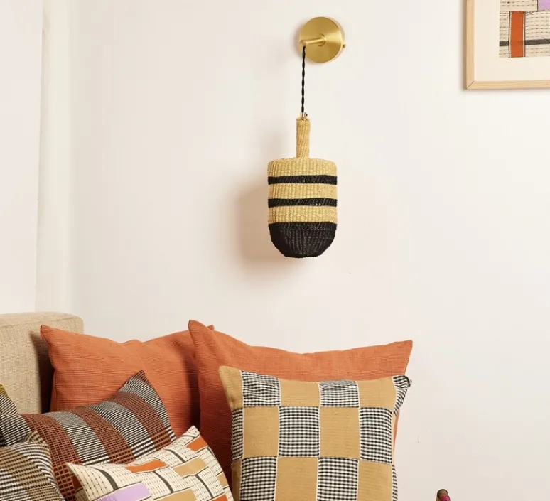 Applique*Golden Editions Applique murale, Lantern, , Ø15cm, H28cm - naturel/minuit