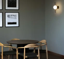 Applique murale, LE VITA, noir, LED, 2700K, 570lm, Ø14cm, H40cm - FARO