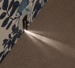 Applique*John Cullen Applique murale, LECCO TRIM, , IP66, LED, 2700K, 500 lm, L3cm, H8cm - bronze