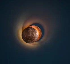 Applique*Catellani & Smith Applique murale, Lederam W, , LED, dim, 2700K, 1550 lm, Ø25cm, H25cm - cuivre