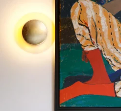 Applique*Catellani & Smith Applique murale, Lederam W, , LED, dim, 2700K, 1550 lm, Ø17cm, H17cm - or