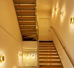 Applique*Catellani & Smith Applique murale, Lederam W, , LED, dim, 2700K, 1550 lm, Ø17cm, H17cm - or