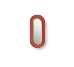 Applique*LZF Applique murale, Lens Oval, , LED, 2700K, L22cm, H45,5cm - bois naturel de cerisier, doré