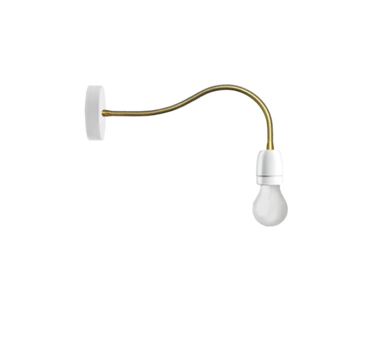 Plafonnier & Spot|Applique*Zangra Applique murale, Light.040, , laiton, Ø10cm, L48cm - blanc