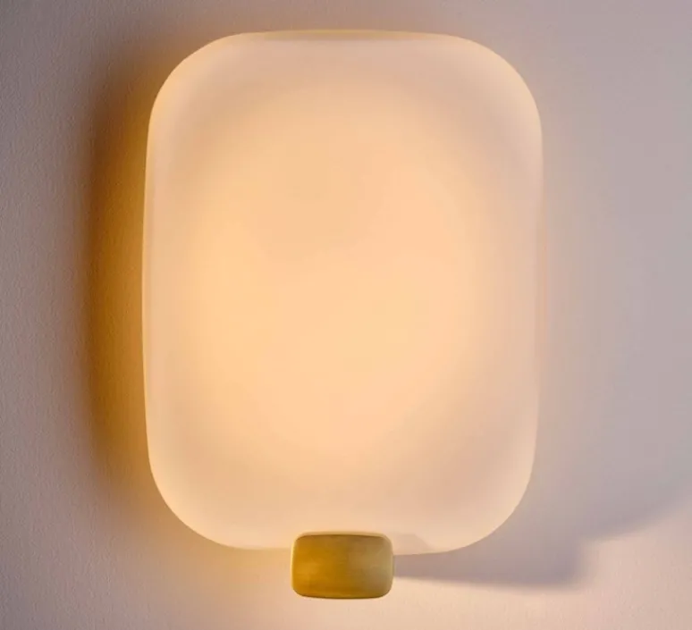 Applique*DCW éditions Paris Applique murale, Light Me Tender Vertical, , IP44, LED, dim, 2700K, 1430 lm, L23cm, H32cm - verre, or