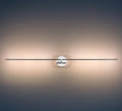 Applique murale, Light Stick, nickel, LED, dim, 2700K, 840 lm, L88cm, H9cm - Catellani & Smith