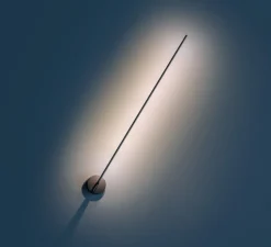 Applique murale, Light Stick, noir, LED, dim, 2700K, 894 lm, Ø9cm, H84cm - Catellani & Smith