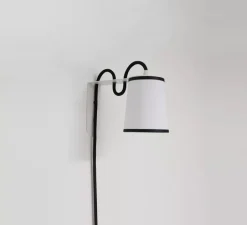 Applique*DesignHeure Applique murale, Lightbook, , Ø10cm, H14cm - noir et blanc