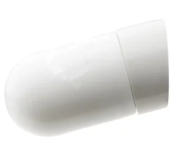 Applique murale, Light.O.016, avec glass009, blanc, IP 54,Ø10cm, H14cm - Zangra