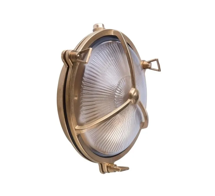 Applique murale, light.o.084, laiton, IP64, L20cm, H20cm - Zangra