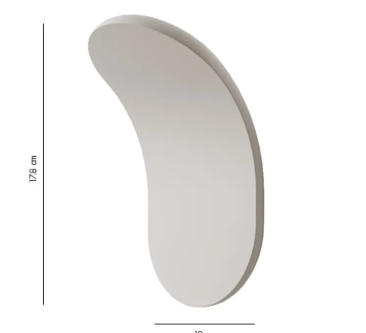 Applique murale, Lik Plus, greige, IP55, LED, dim, 2500-4100K, 528 lm, L10cm, H17,8cm - Axolight